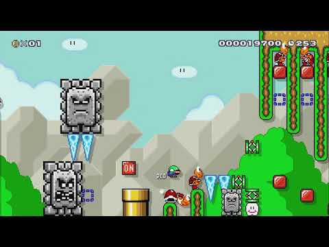 [HOLD 🡓] ˜Thwomp Trouble by NiWi - Super Mario Maker 2 - No Commentary 1by