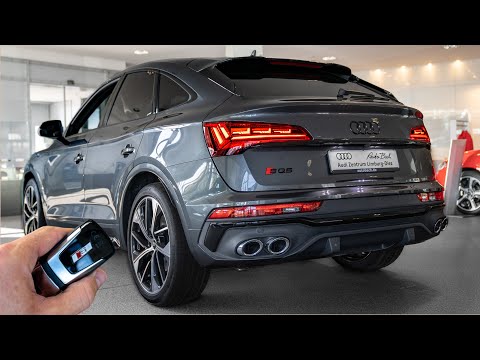 2023 Audi SQ5 Sportback TDI (341hp) in Daytona Gray Pearl Effect - Sound, Interior & Exterior