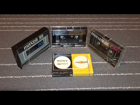 A Tour of Vintage Sony and Maxell Cassette Tapes