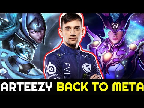 ARTEEZY Back to Meta with forgotten hero Luna 7.26 Dota 2