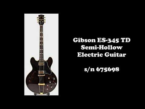 Vintage Gibson ES 345 TD Semi Hollow Electric Guitar