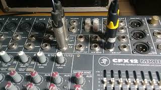 Video thumbnail for Mixer mackie CFX 12 by Ghozali Audio System