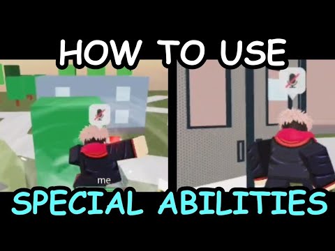 How To Use Special Abilities in Jujutsu Shenanigans