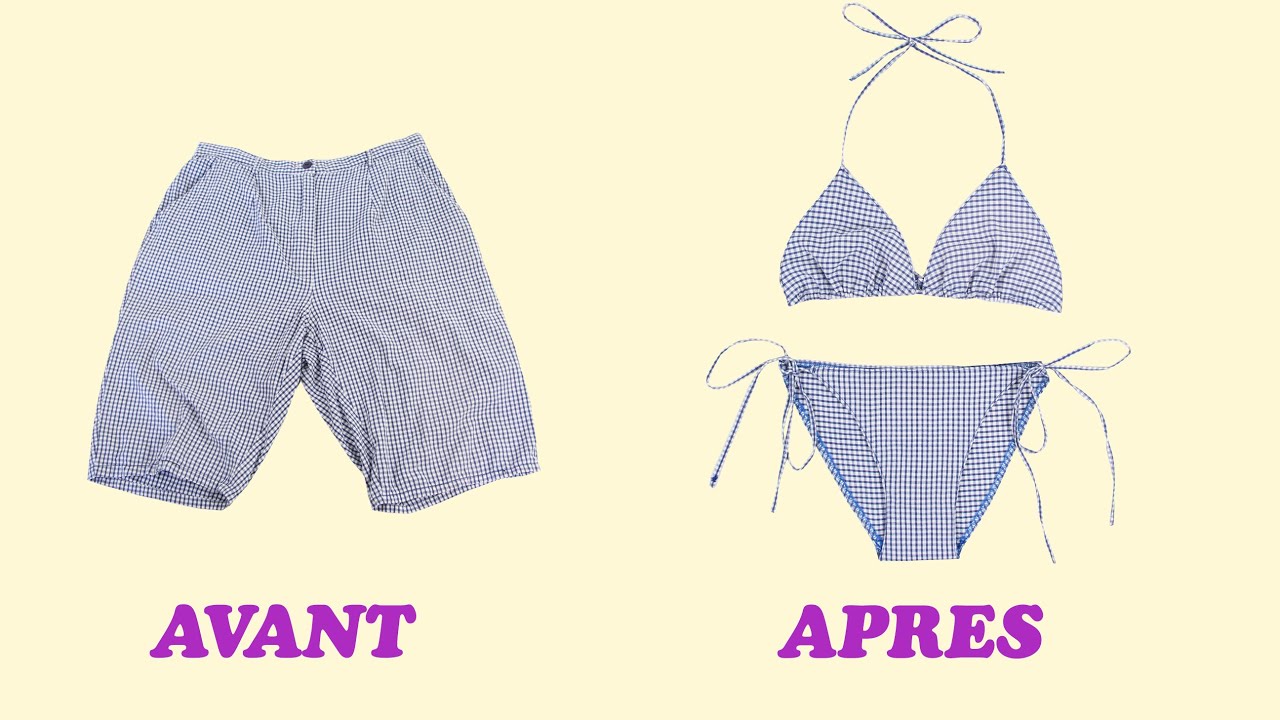DIY : Maillot de bain deux pièces (Bikini)👙