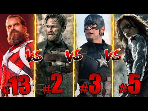 Who's Really the Best Super Soldier in the MCU? | Ranking Super Soldiers From Weakest to Strongest!