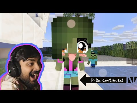 Chicken wing meme - CUTE ZOMBIE GIRL and BOY - Minecraft animation - MUTAHAR laugh
