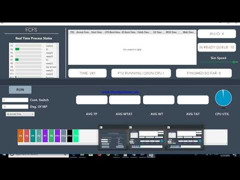 Simple Cpu Scheduler Using Java
