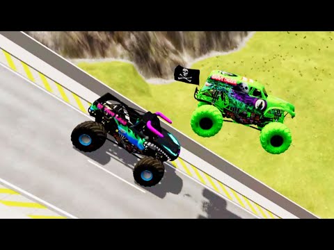 Monster Jam | Monster Trucks | Insane Monster Jam Crashes, Freestyle, & Racing #7