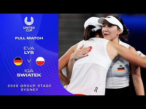 Eva Lys v Iga Swiatek Full Match | United Cup 2026 Group F