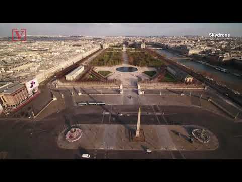 Drone Footage Shows ‘Ghost Town’ Paris Under Coronavirus Lockdown
