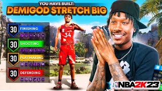 Duke Dennis Official NBA 2K23 DEMIGOD STRETCH BIG BUILD