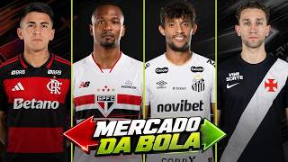 +17 TRANSFERÊNCIAS E RUMORES DO MERCADO DA BOLA DO FUTEBOL BRASILEIRO E EUROPEU