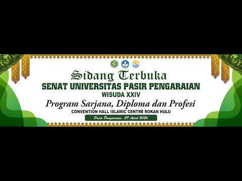 Wisuda XXIV Universitas Pasir Pengaraian