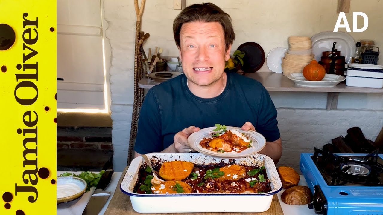 Traybake smoky beans: Jamie Oliver & Tesco
