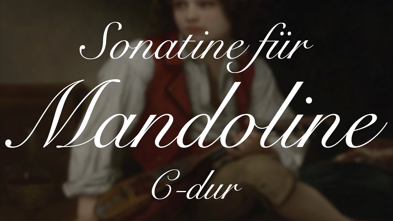 L. van Beethoven - Sonatina for Mandolin and Keyboard in C major, WoO 44/2 [Score Video]