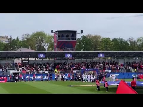 "MISTRZ RAKÓW MISTRZ" - początek meczu Raków Częstochowa - Lech Poznań | 14.05.2023