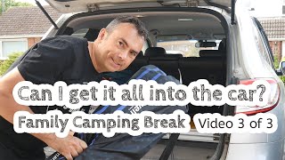 Part 3: Can I fit all the camping gear in the car?