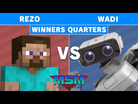 MSM Online 44 - Rezo (Minecraft Steve) Vs. WaDi (ROB) - Winners Quarters