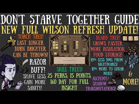 NEW FULL Wilson Rework Update! All Details & More! - Don't Starve Together Guide