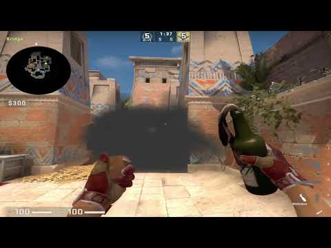 CSGO POV Spirit Patsi (27/14) vs Sprout (ANUBIS) @ IEM Katowice 2023 Play-In