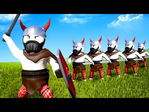 Insane BARBARIAN INVASION to Conquer the Villages in ShieldWall!