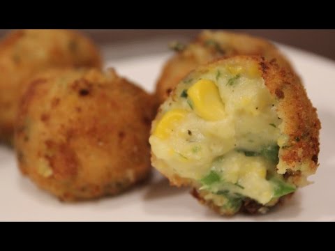Cheese Corn Balls | Starters | Simply Jain