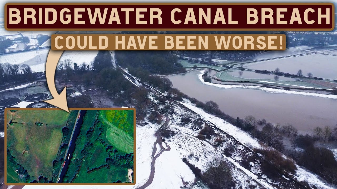 BRIDGEWATER CANAL COLLAPSE Could Have Been WORSE! 1 Week Later