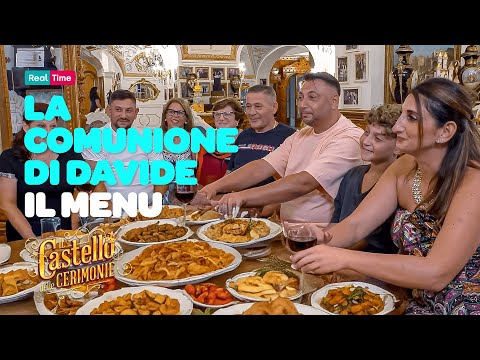 Il menù abbondante della comunione di Davide | Il Castello delle Cerimonie 🏰