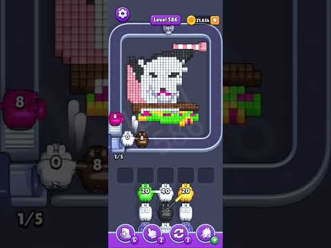 Pixel Flow Level 586 Walkthrough