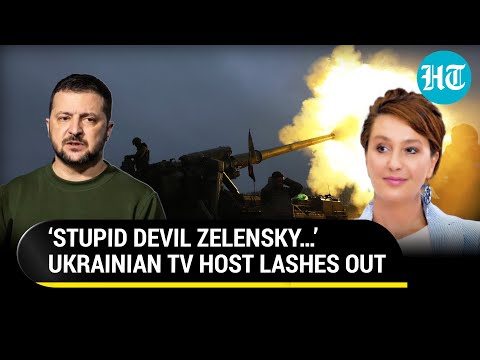 Ukrainian TV Host’s Scathing Attack On Zelensky Amid War Setbacks; ‘He’s The Main Evil…’ | Watch