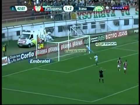 Gols Portuguesa 3 x 3 Icasa - 19a Rodada do Brasileirão 2011 Série B