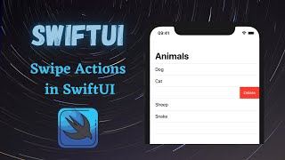 Download the video "Swipe Actions on List - SwiftUI (2021, Swift 5) | iOS 15 & Xcode 13 | SwiftUI Tutorials"