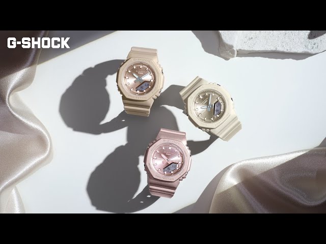 G-Shock GMAP2100ST-9A Orologio Analogico-digitale, Beige Minimal, Resistente, Ecologico, Luce LED - 3