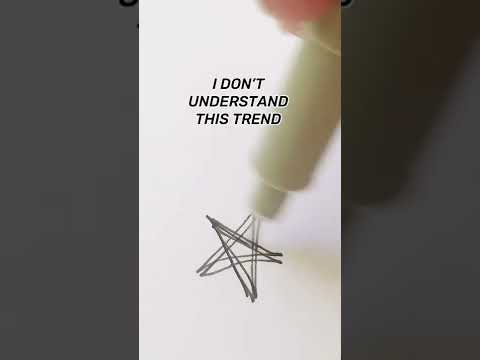 The star drawing trend is so pointless 😂 #shorts