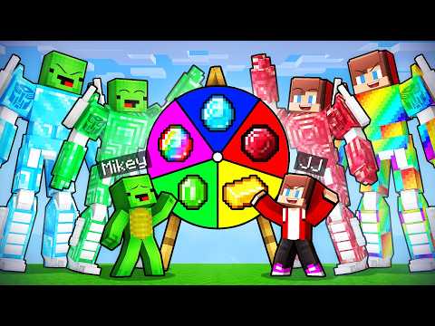 TREASURE TRANSFORMER: JJ & Mikey ROULETTE (Minecraft - Maizen)