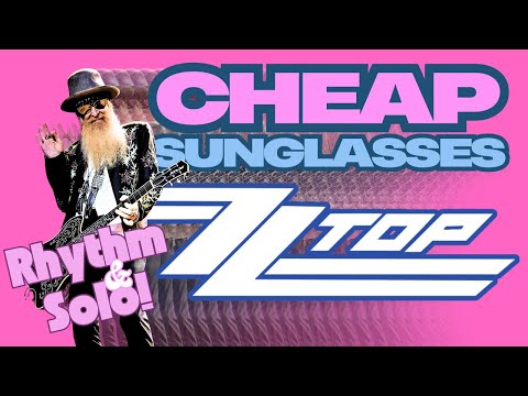 Cheap Sunglasses by ZZ Top | Guitar Lesson | Tutorial | On Screen TABs