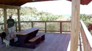 Satellite Beach Hightower Beach Park Boardwalk in Florida - South of Cocoa Beach