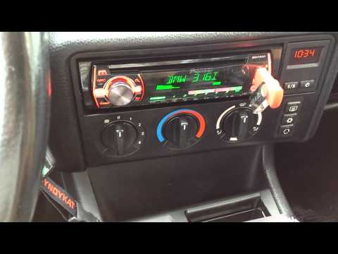 BMW E36 Compact Stock Audio + Pioneer DEH-X3500UI Bass