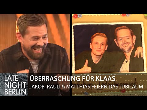 Jakob, Rauli & Matthias feiern mit Klaas 101 Folgen LNB | Late Night Berlin | ProSieben