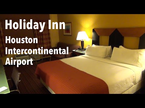 Hotel Room Tour - Holiday Inn Houston Intercontinental Airport