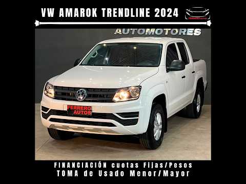 Se Vende: Volkswagen Amarok Trendline 2024 - FERRERO Automotores Oncativo (Provincia de Córdoba)