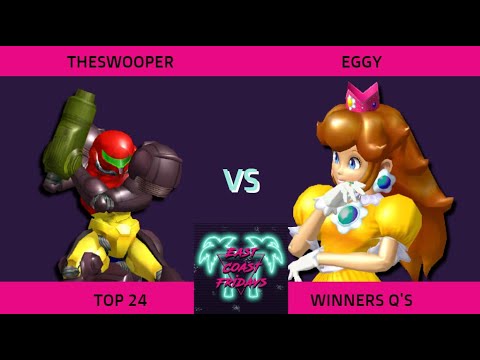 TheSWOOPER (Samus) vs. Eggy (Peach) - ECF 175 Top 24 Winners Quarterfinals SSBM