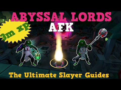 Fully AFK Abyssal Lords - 330kph | Runescape 3 Slayer Guide