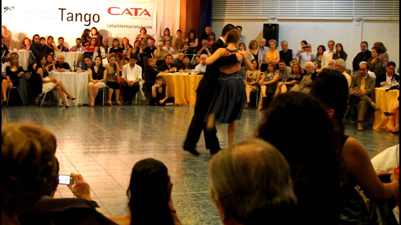 Javier Rodriguez y Andrea misse. 2° festival de tango internacional Santiago
