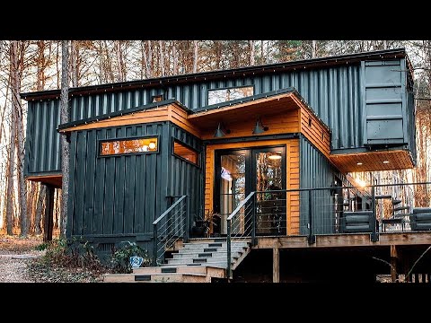The Coziest Container Home Made from 3 Containers