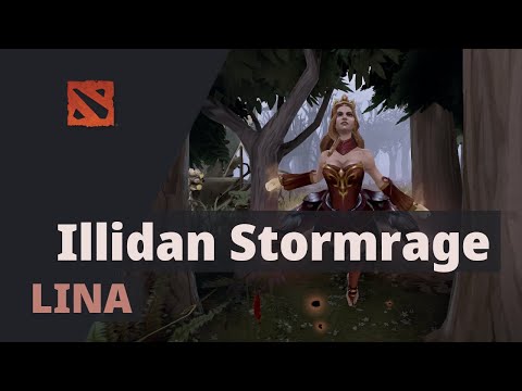 Illidan Stormrage plays Lina Dota 2 Full Game
