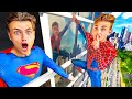 Extreme Super Hero Hide And Seek Spider Man Vs Super Man