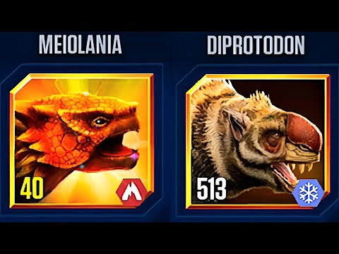 MEIOLANIA VS DIPROTODON | JURASSIC WORLD THE GAME