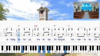 Download lagu MB.312 MENJADI UTUSAN - CHORD Madah Bakti, do = F, 2/4 mp3