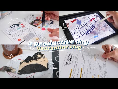 a productive day in my life ☕️💫 quarantine vlog #2